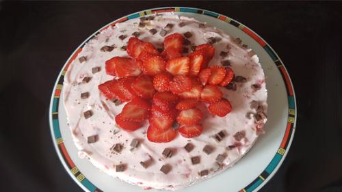 Erdbeer-Joghurt-Schoko-Torte