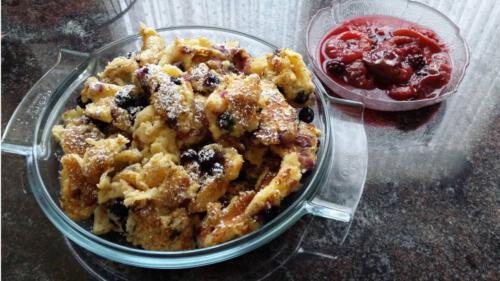 Kaiserschmarren mit Zwetschgenröster