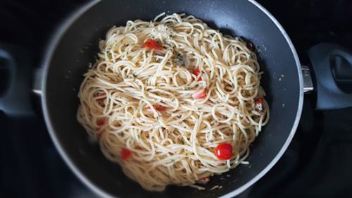 Spaghetti aglio olio